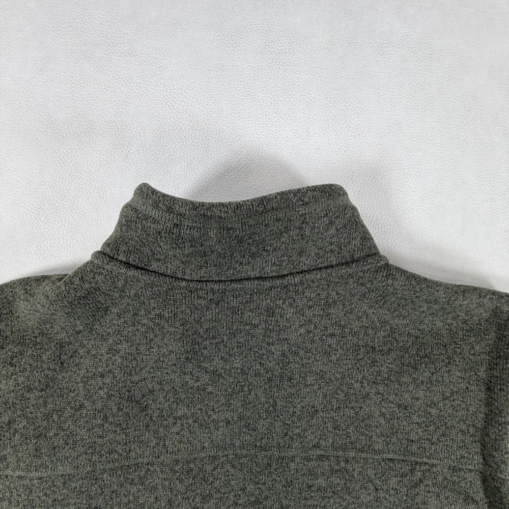 The North Face Mens XL Gordon Lyons Full Zip Fleece Vest Olive Green